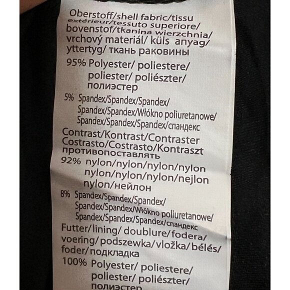 Venus Sz M Black Lace Long Sleeved Handkerchief Asymmetrical Hem Formal Dress - Picture 11 of 12